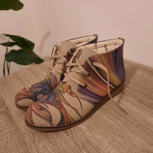 GOBY Colorful Fish Ankle Boots